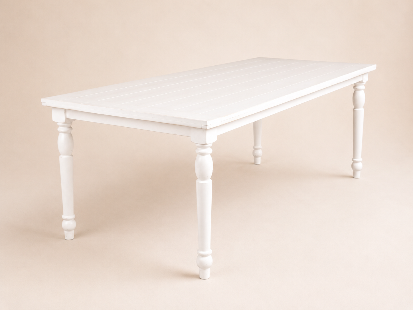 White Farm Table