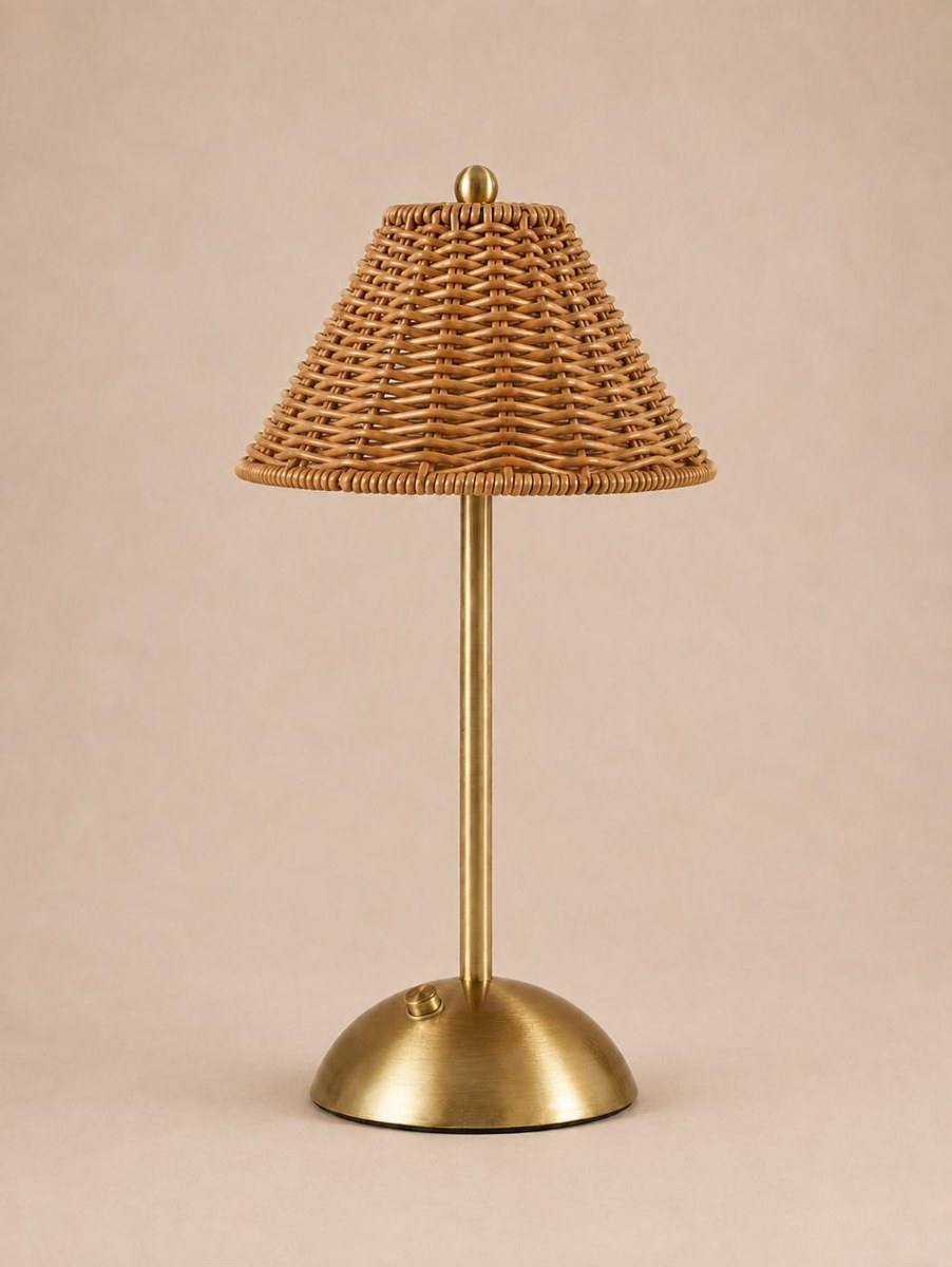 Rattan Table Lamp