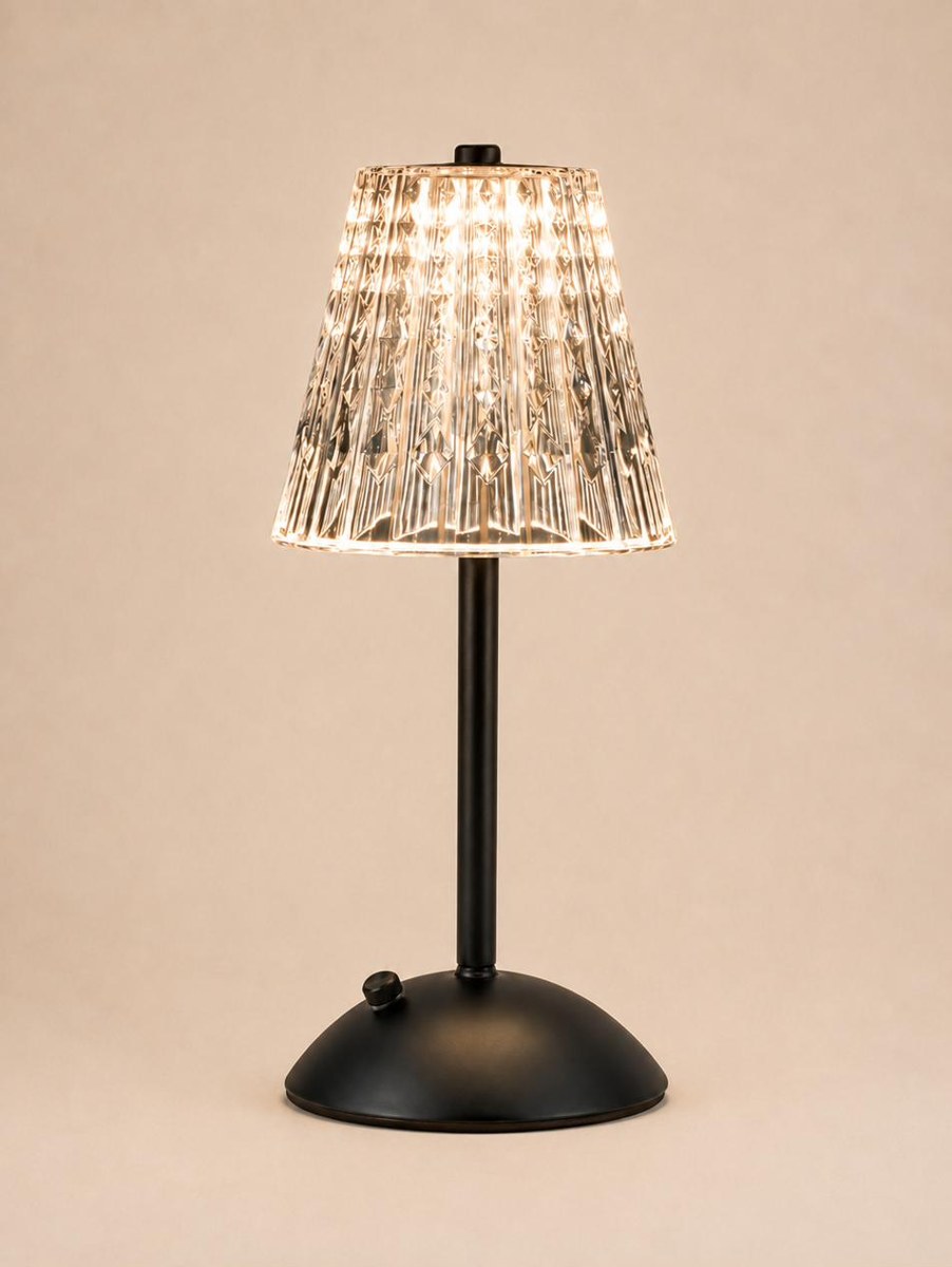 Black Prism Table Lamp