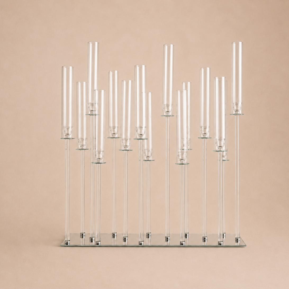 15 Arms Crystal Candelabra