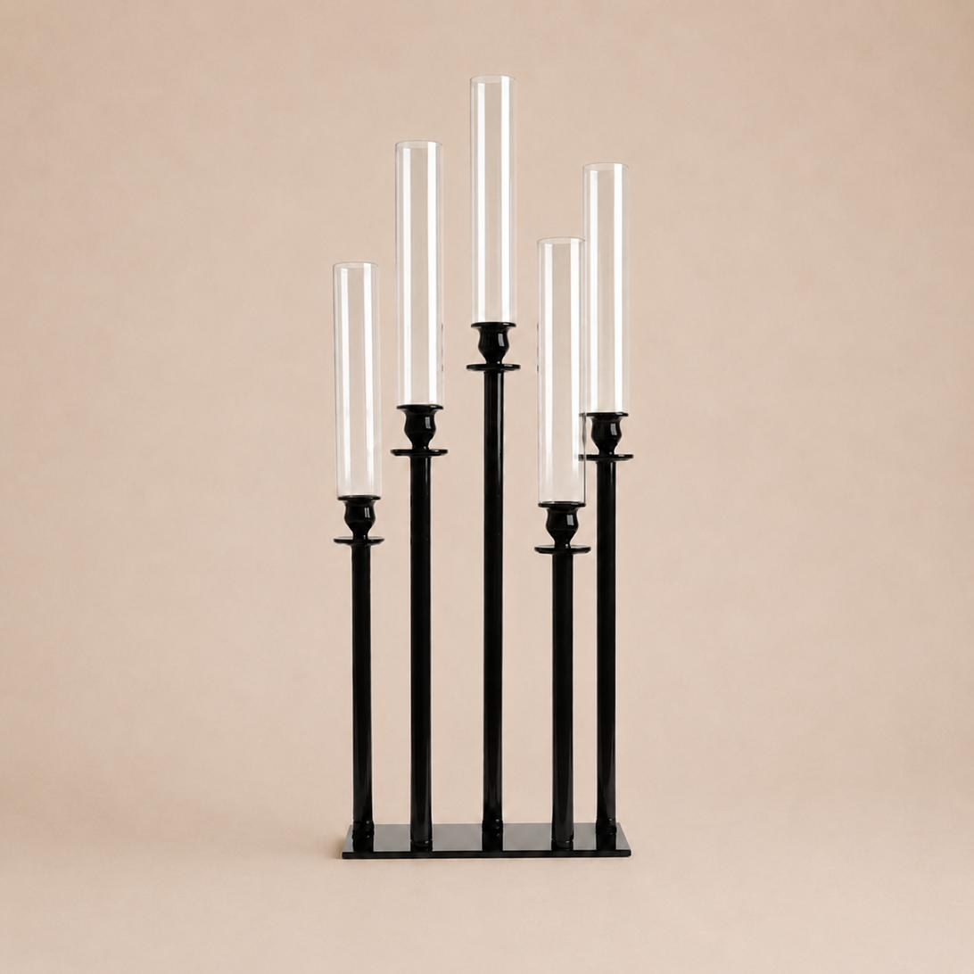 Black Crystal Candelabra