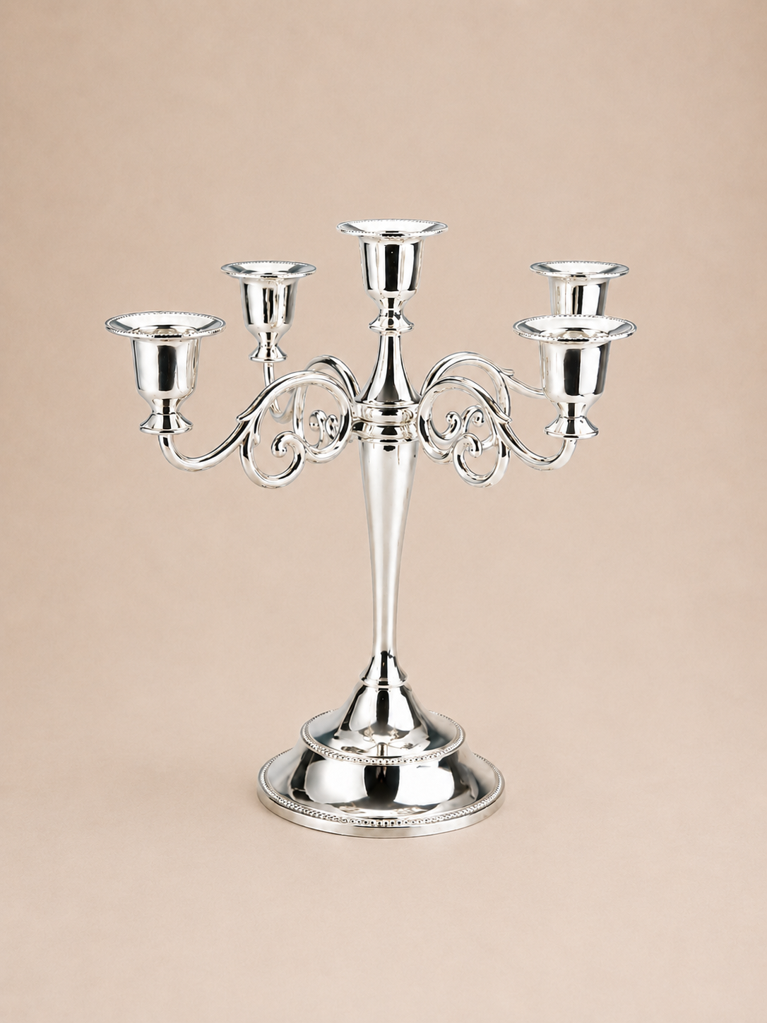 Silver Valencia Candelabra
