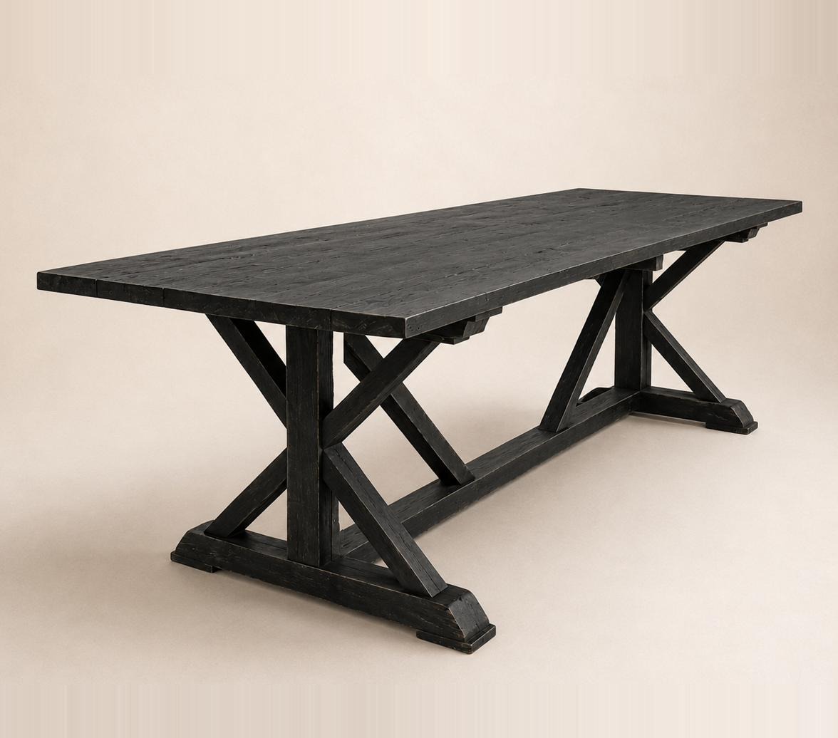 Black Farm Table