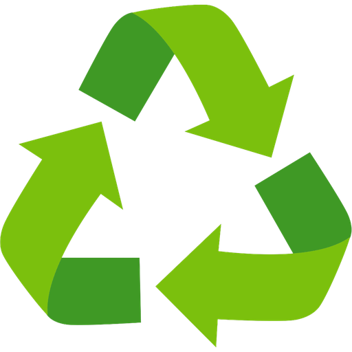 Recycling arrows symbol