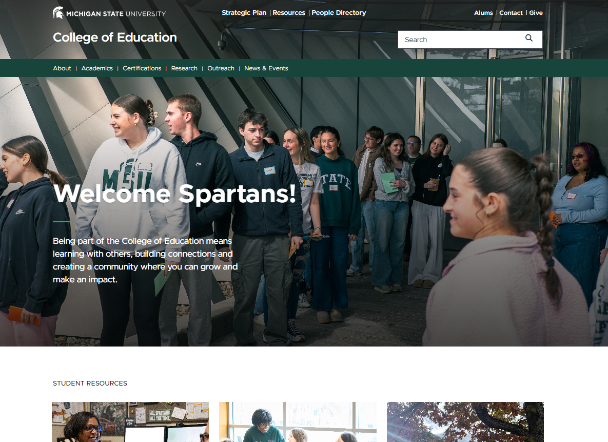 MSU College of Education Website