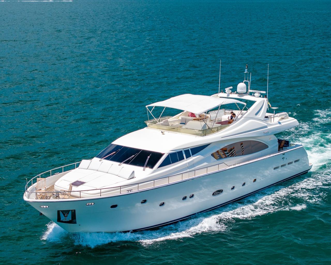 Private luxury yacht available for charter in La Paz