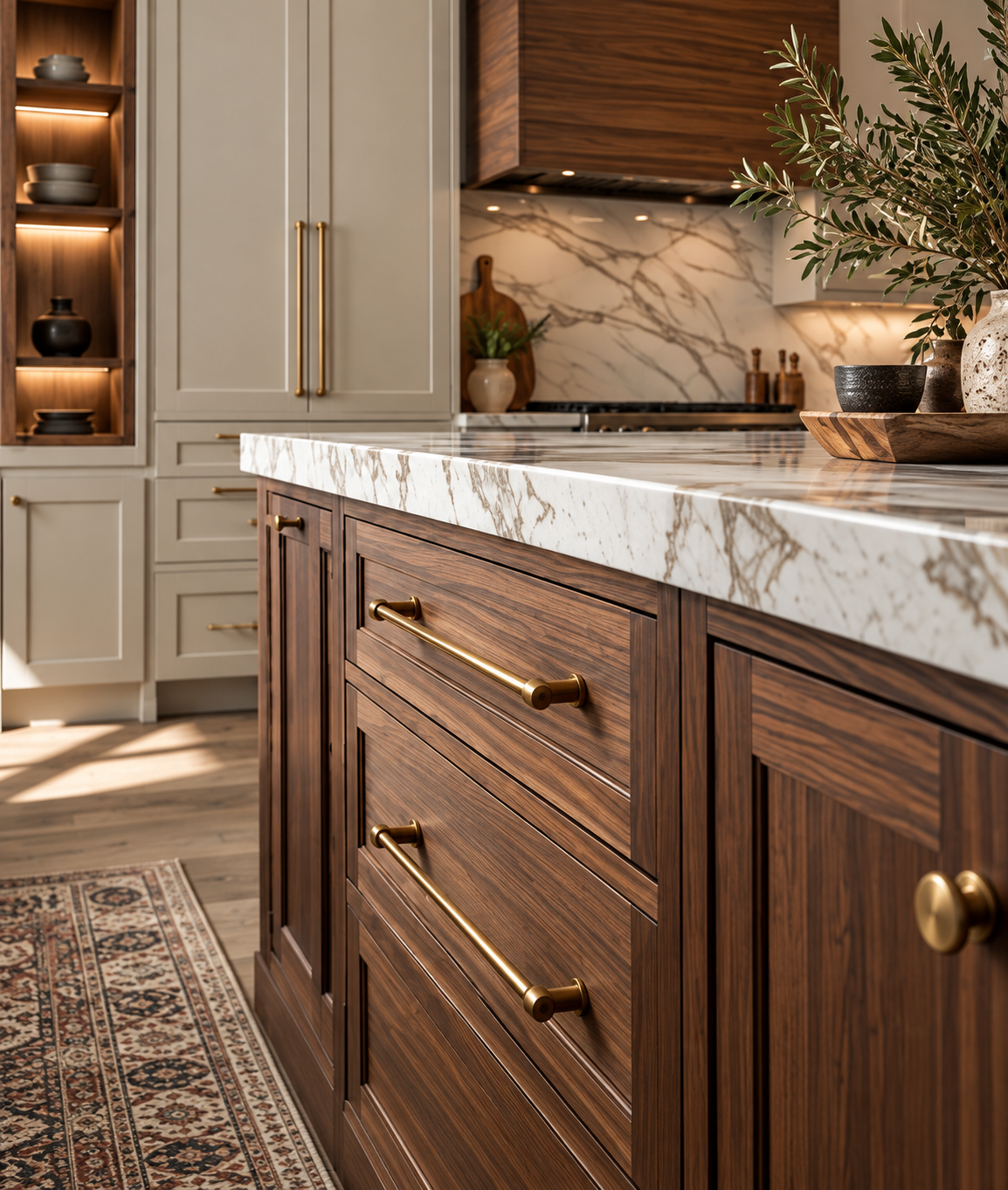 Luxury custom kitchen by Crafting Cabinetry