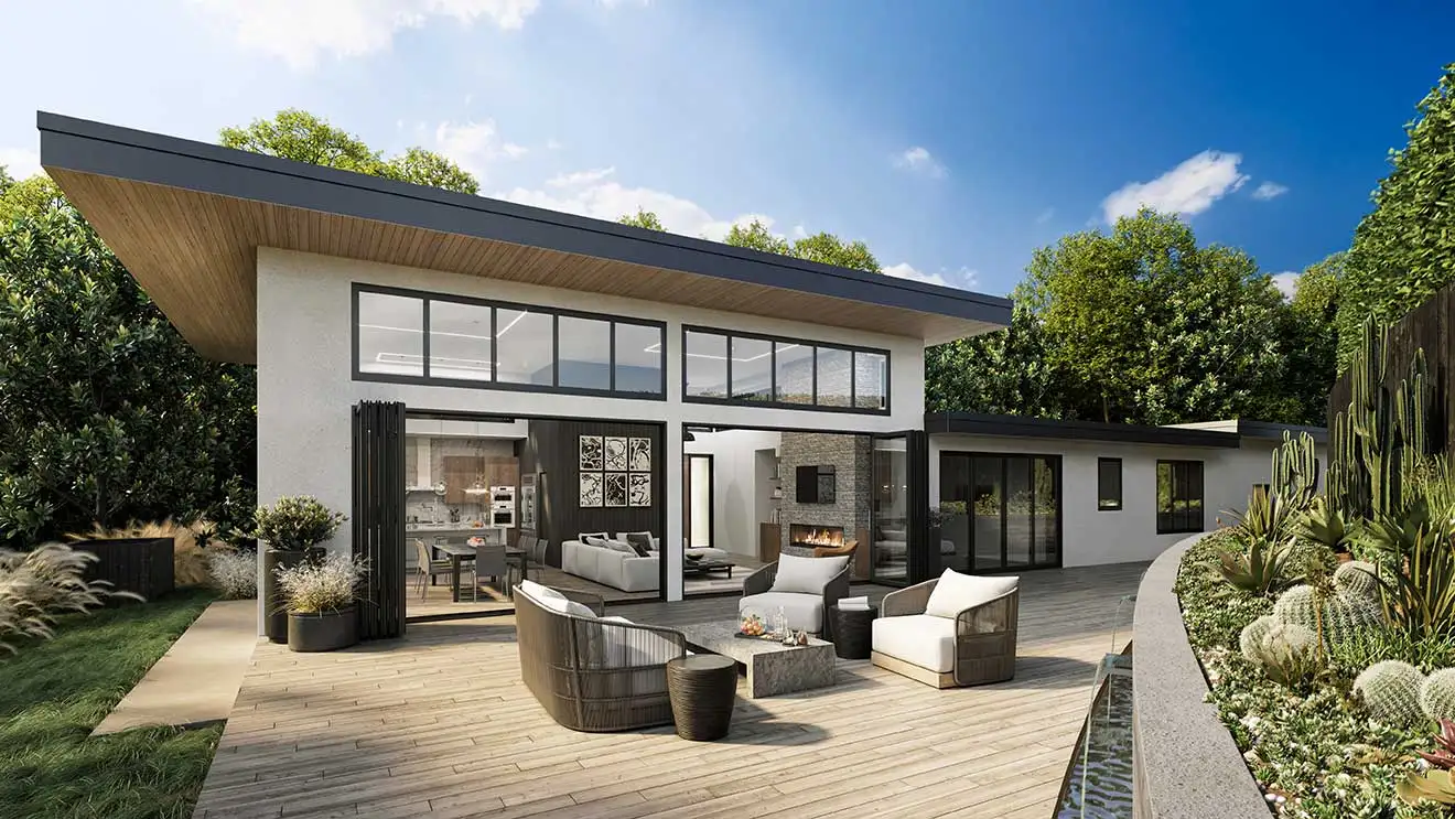 Sustainable construction site showcasing eco-friendly building practices
