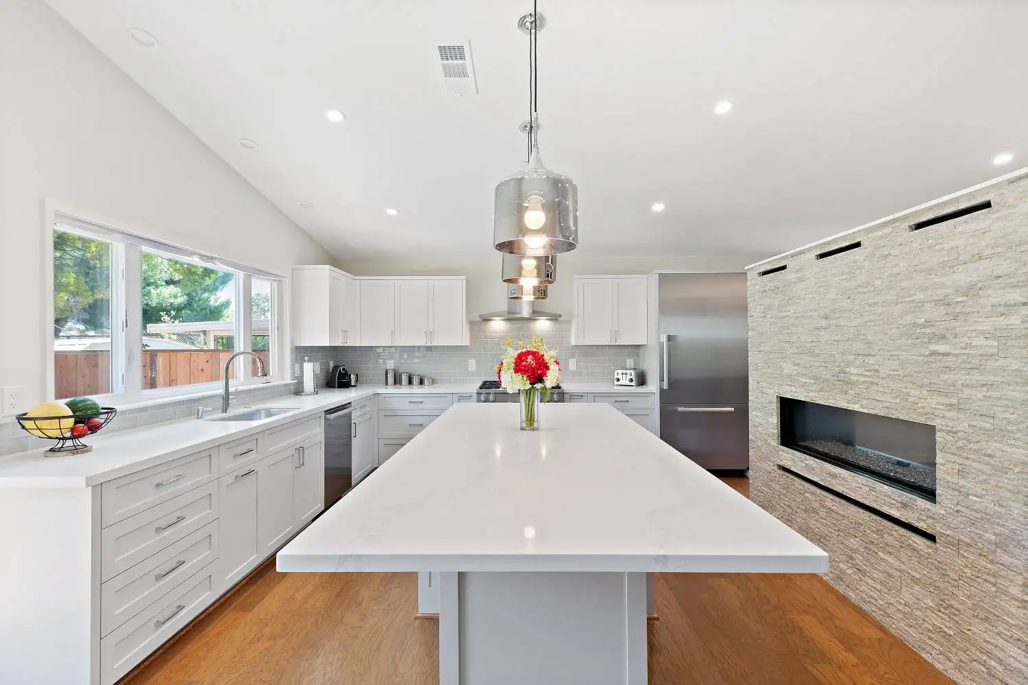 Luxury remodeled kitchen in a Foster City home