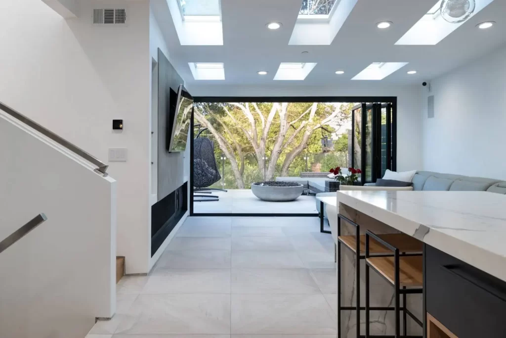 Remodeled home interior in Redwood City, CA