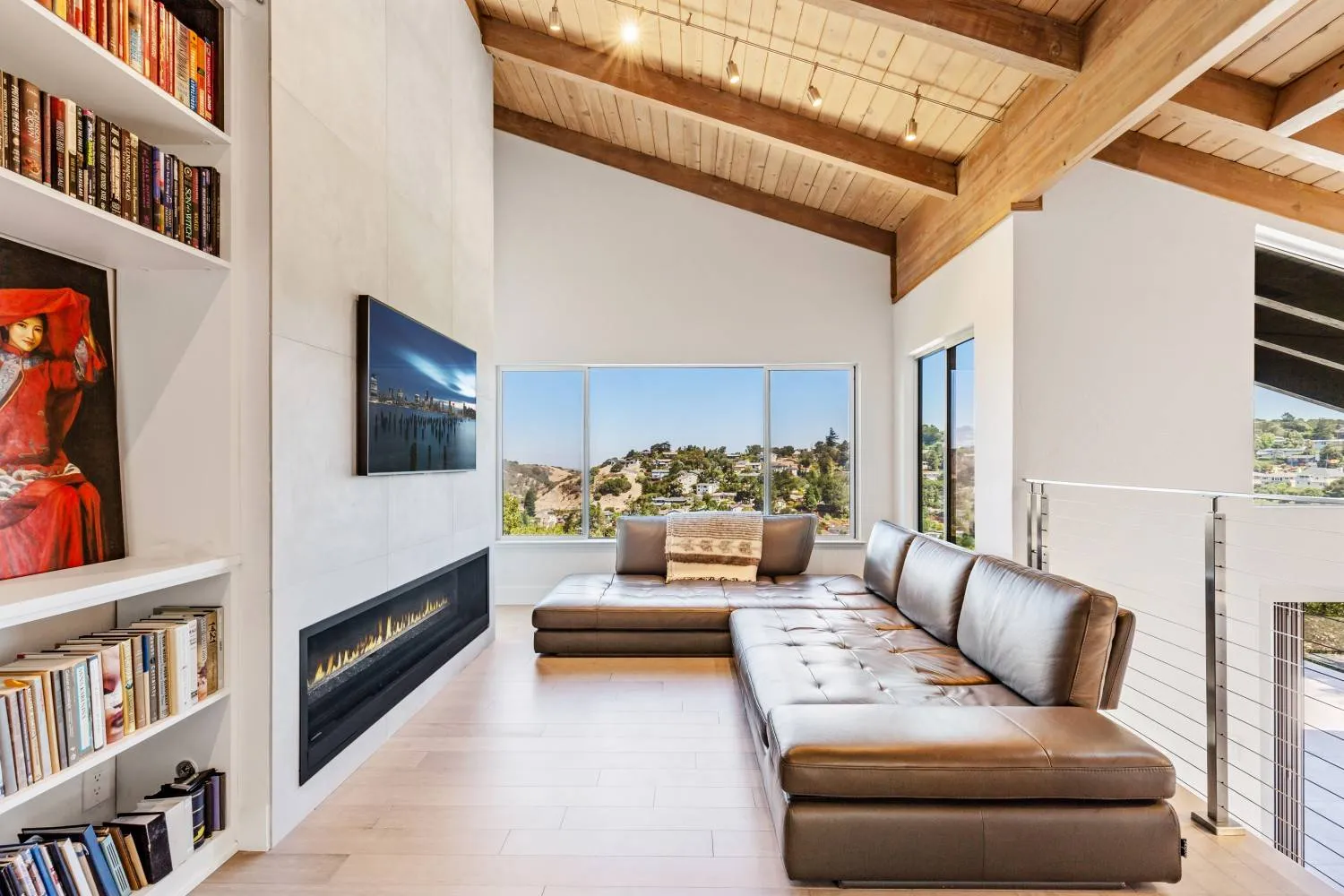 Remodeled common living area in a Palo Alto home