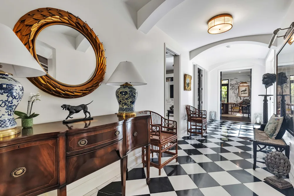 A thoughtfully updated Spanish-style residence that honors its classic character while offering refined, modern living