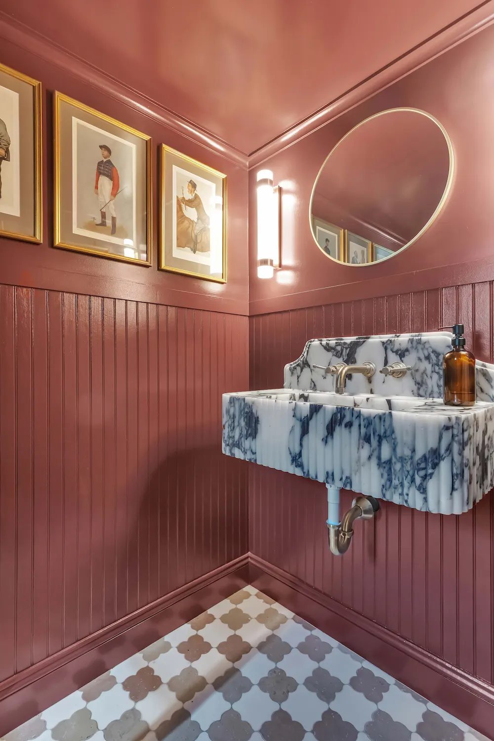 San Antonio Ave, a remodel in Berkeley by Greenberg, the guest bathroom