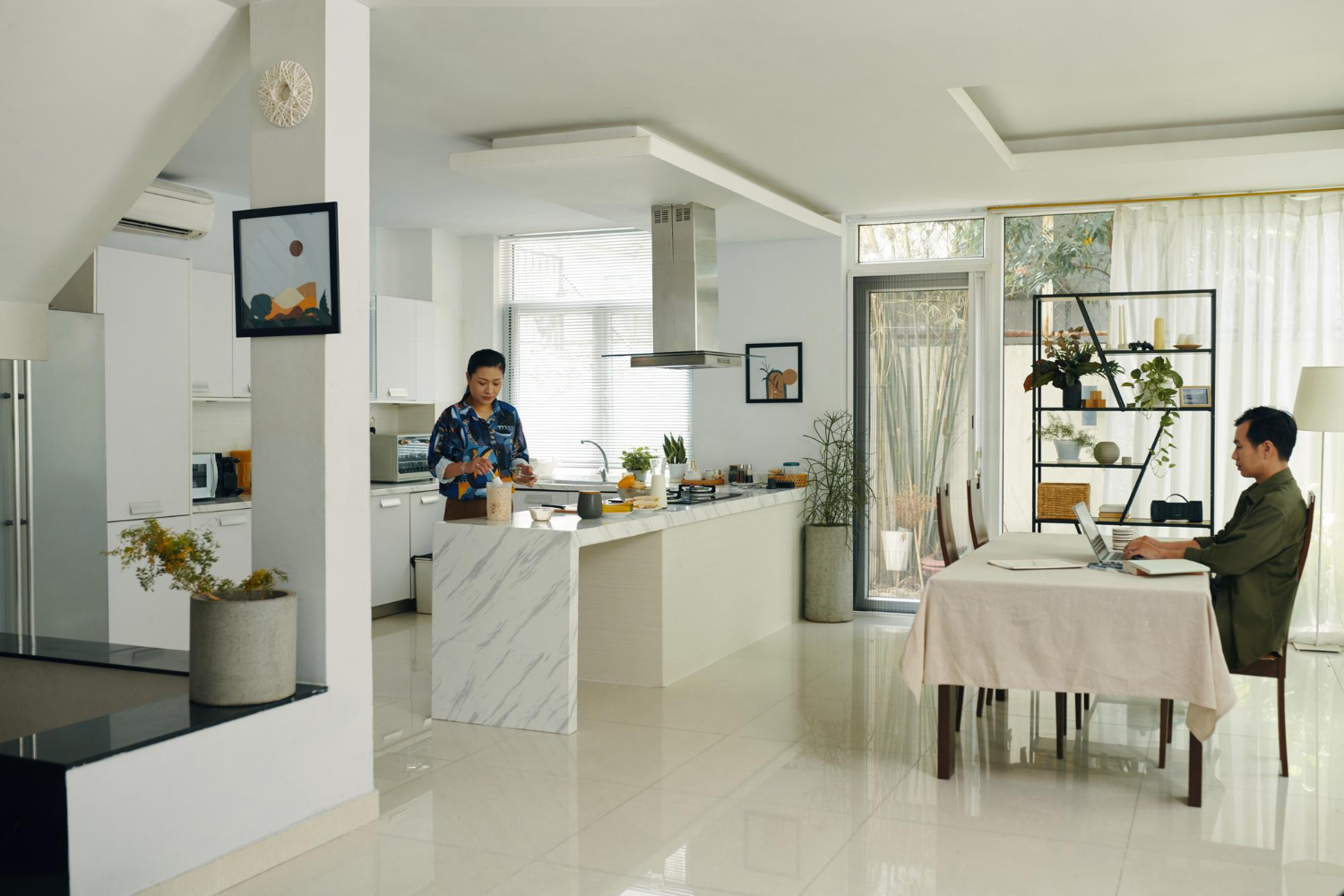 open living kitchen