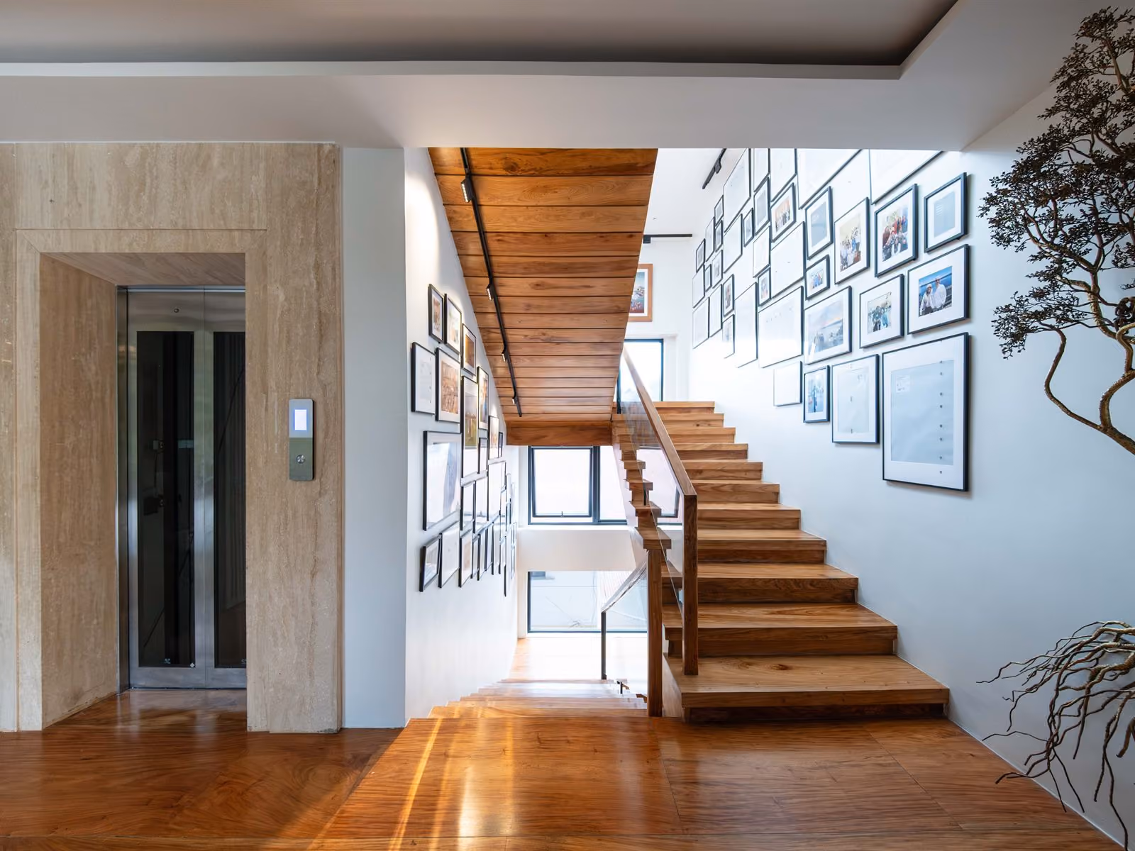 Stair and elevator — the long-horizon move