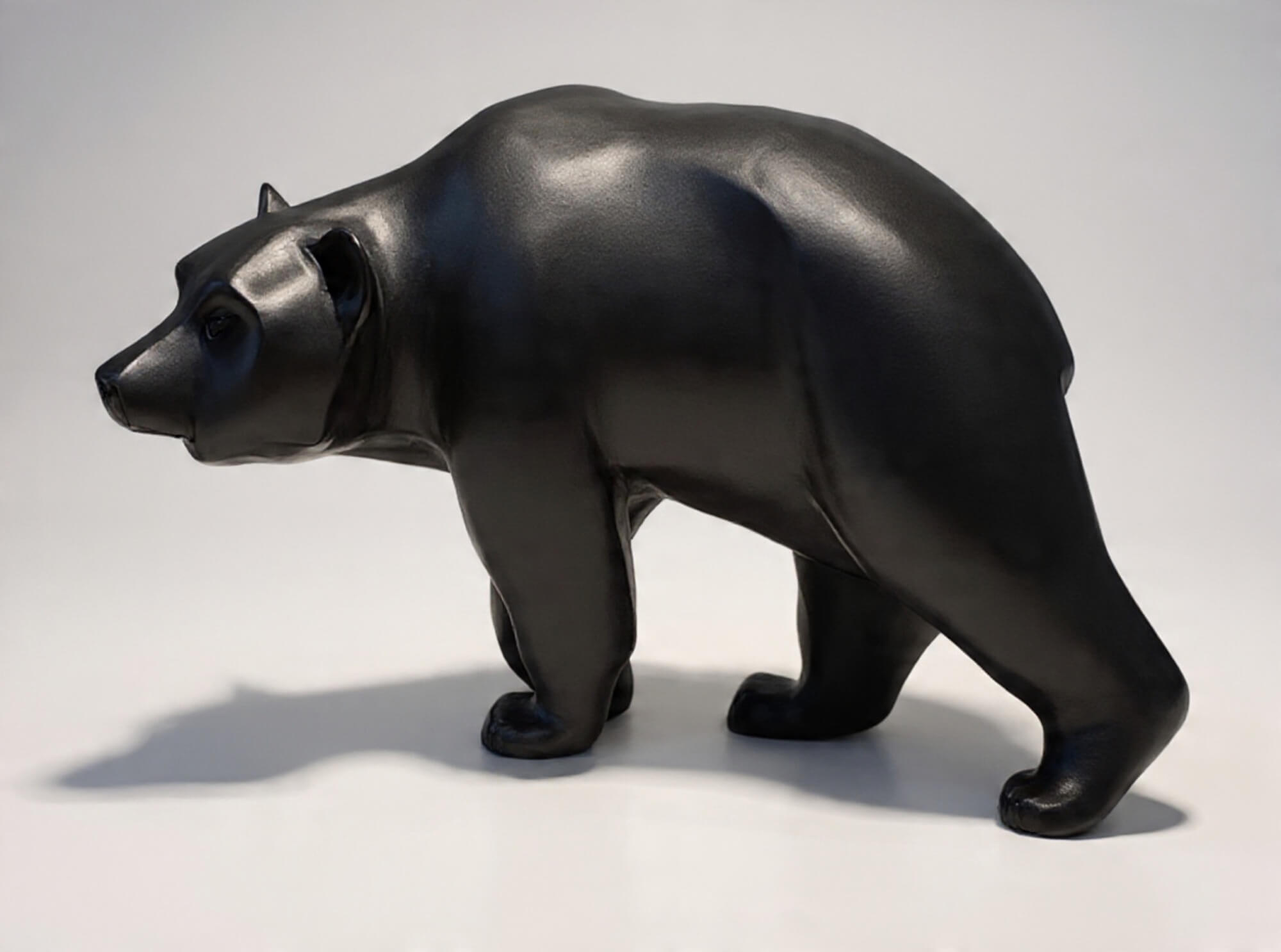 Black Bear Walking