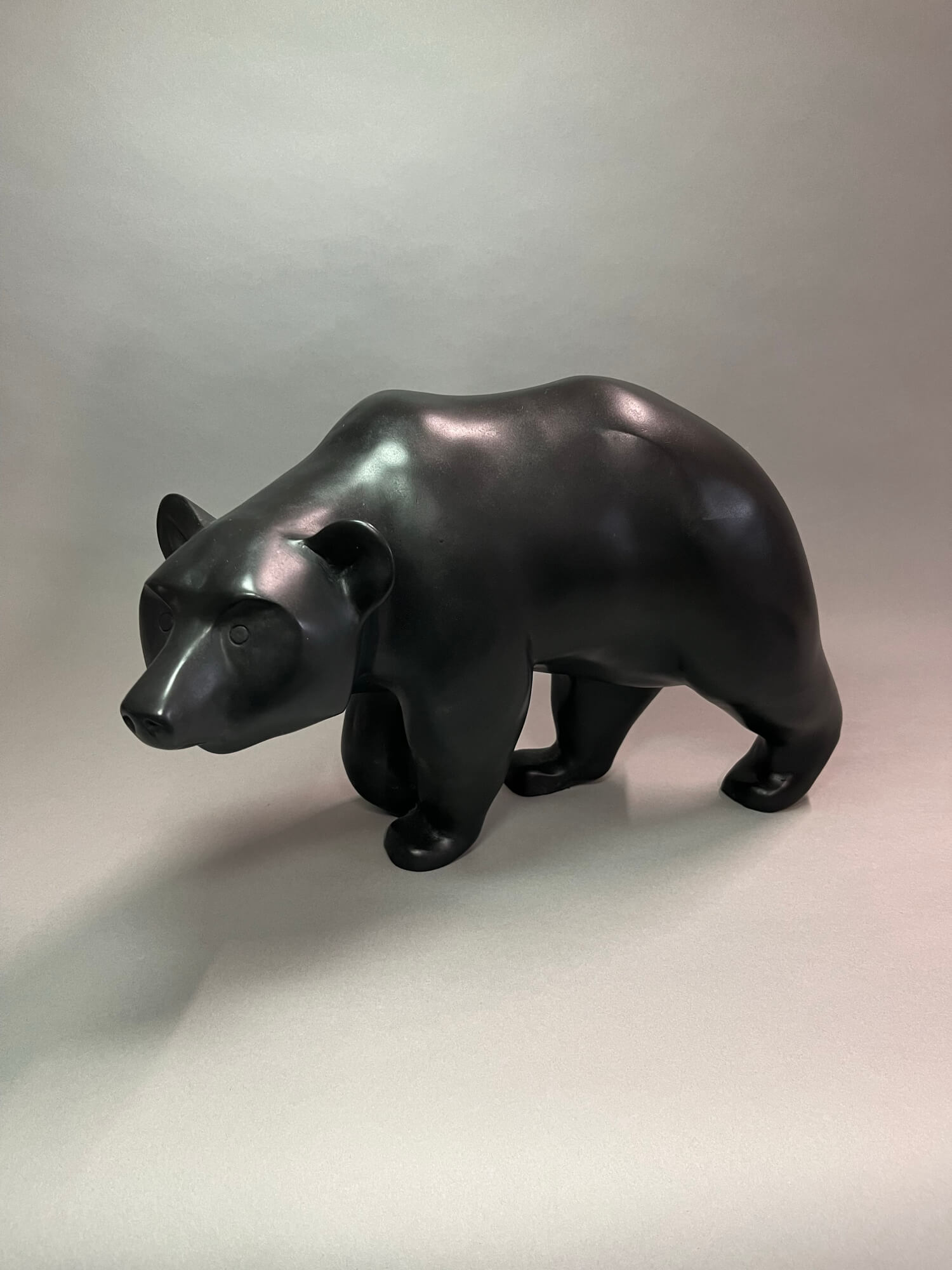 Black Bear Walking