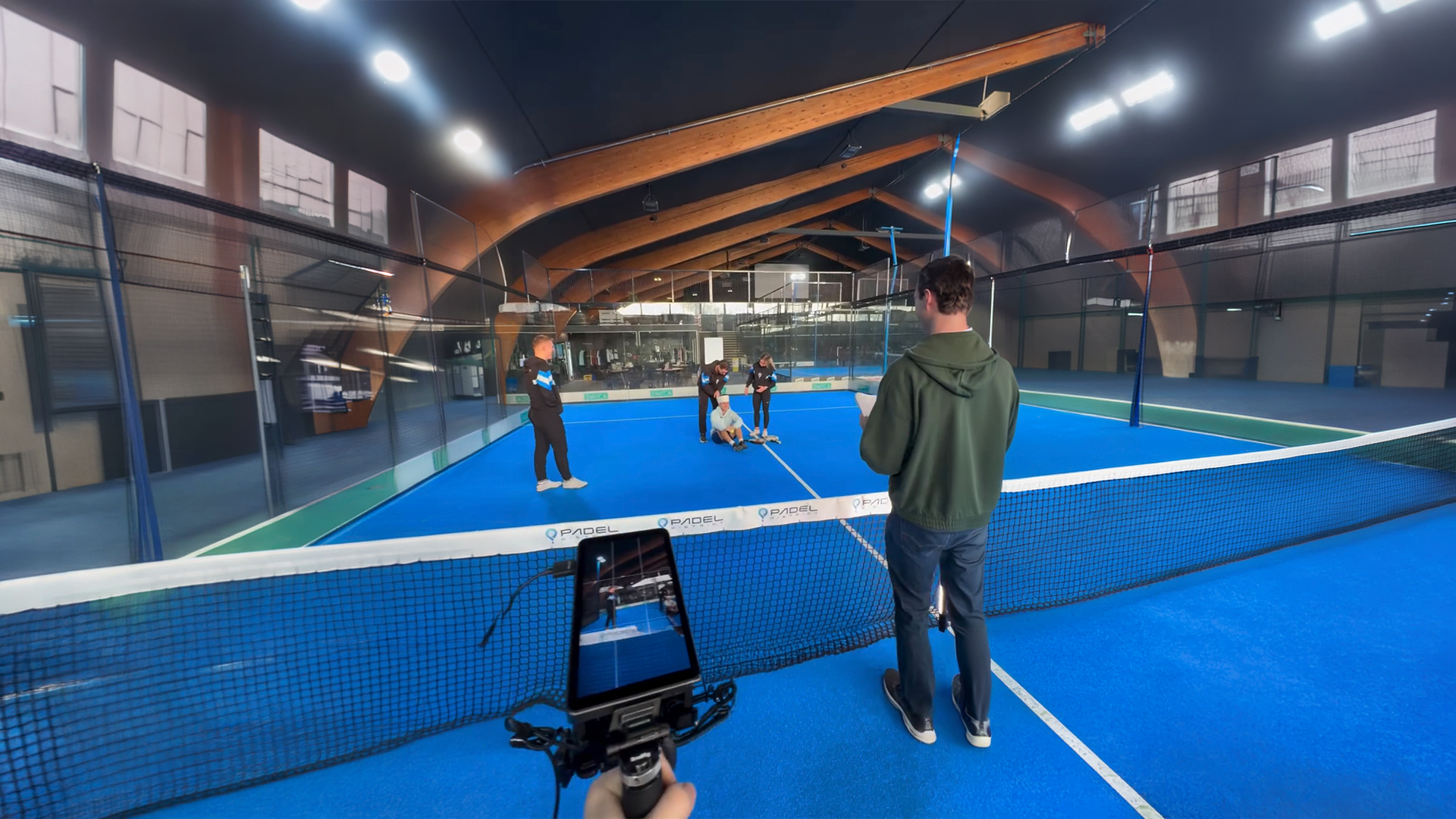 Drehtag mit Padel District
