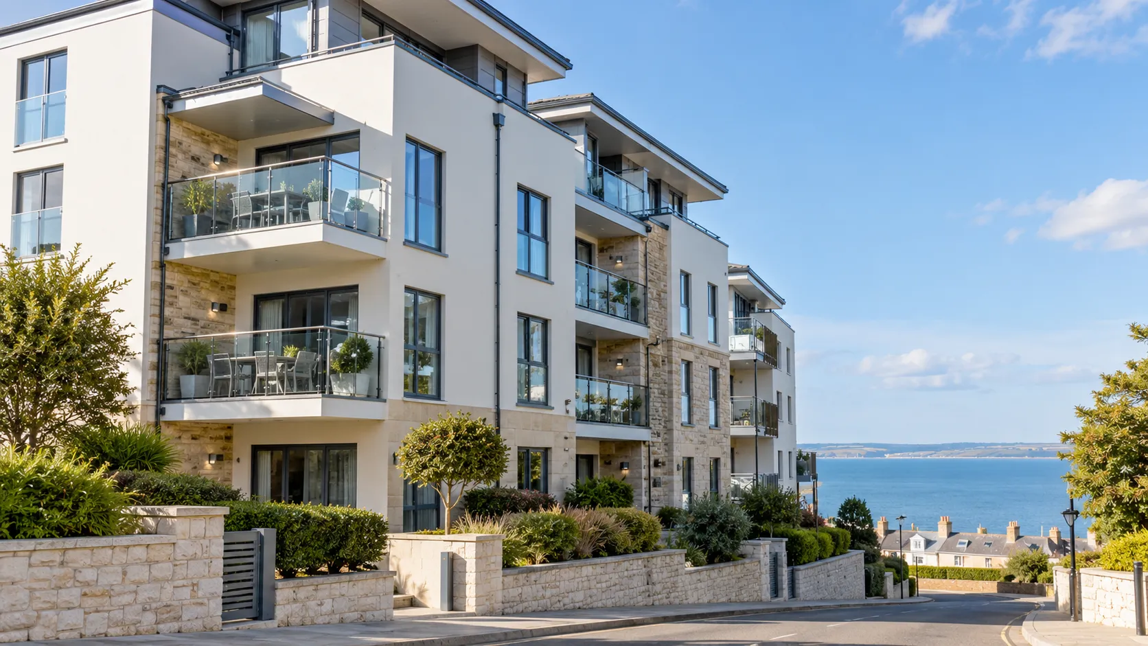 Managed coastal apartment property representative of Weymouth, Dorset