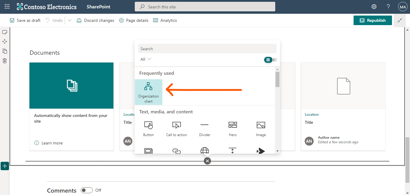 add org chart