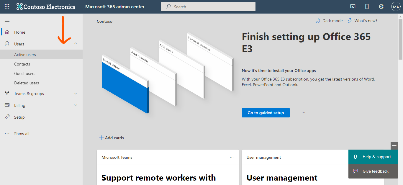 users - active users - org chart