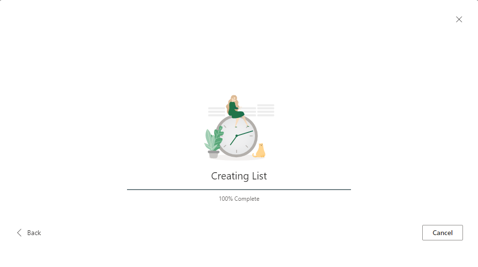 creating list - 