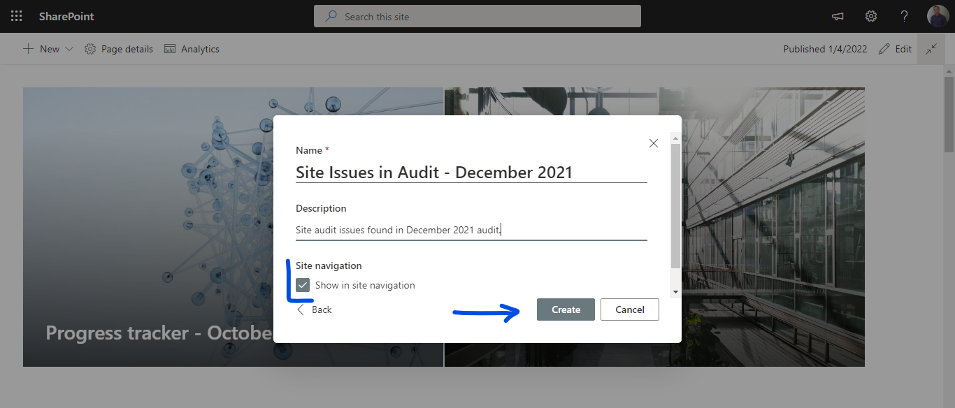 create list