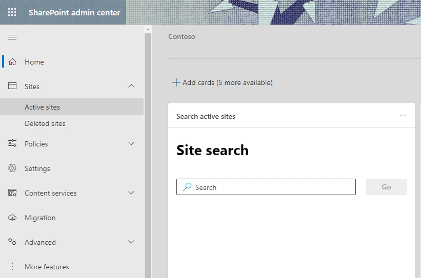 Active sites