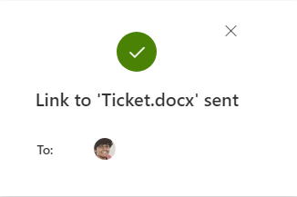 link sent
