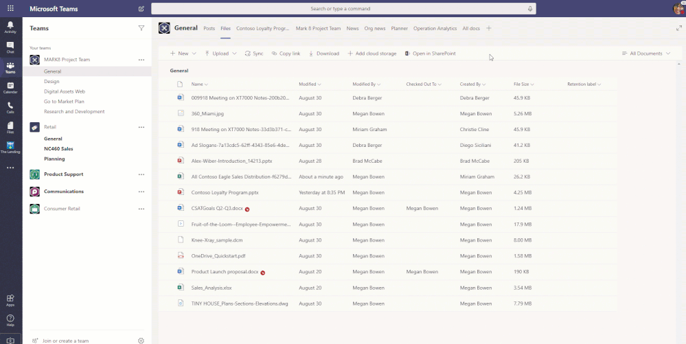 New Files Experience In Teams - Dock 365 Blog