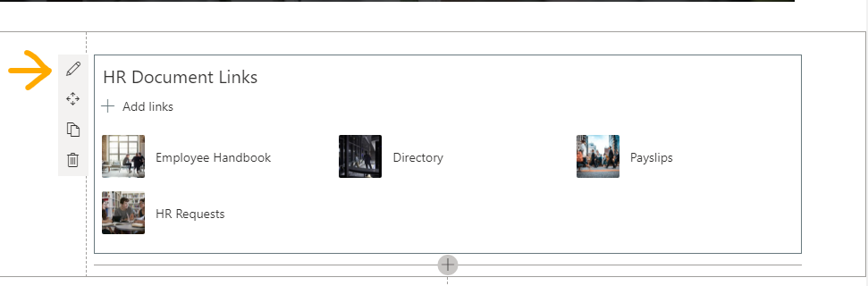 Edit web part