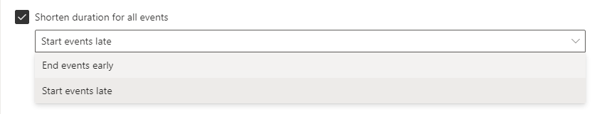 end events early.