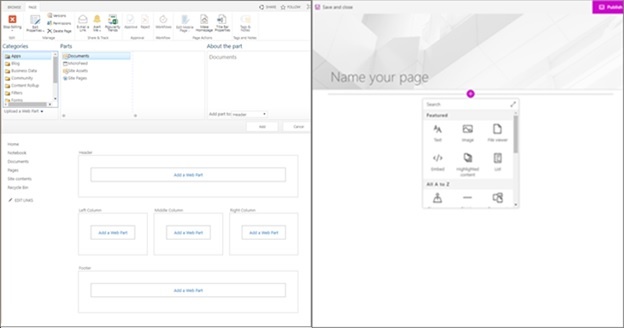 SharePoint modern page