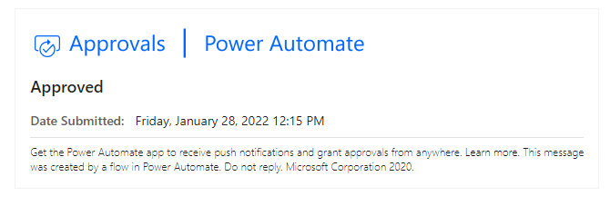 Approval status