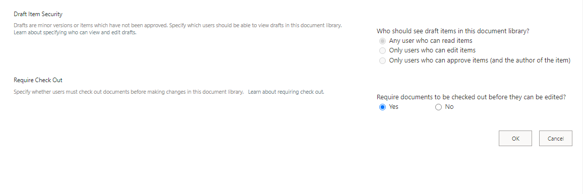 Require check out