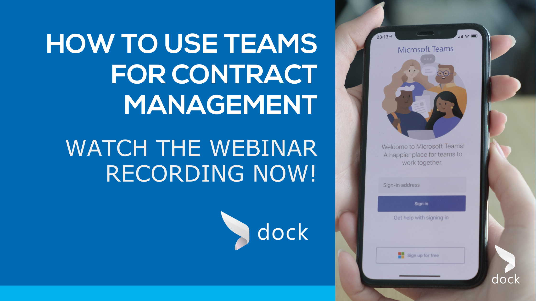 How to Use Teams for Contract Management webinar