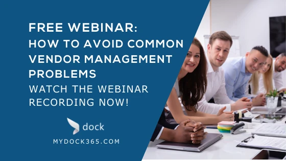 How to Avoid Common Vendor Management Problems webinar