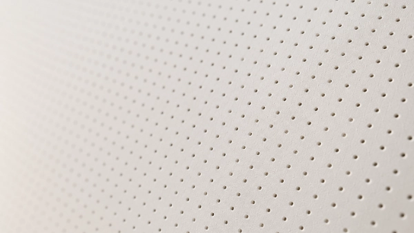 Gros plan d'une toile tendue microperforée