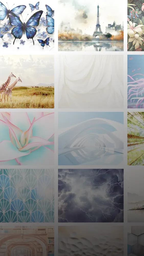 Banque d'images pour des toiles tendues