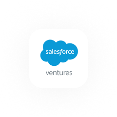 Salesforce Ventures logo with a blue cloud and the word 'ventures' below it.