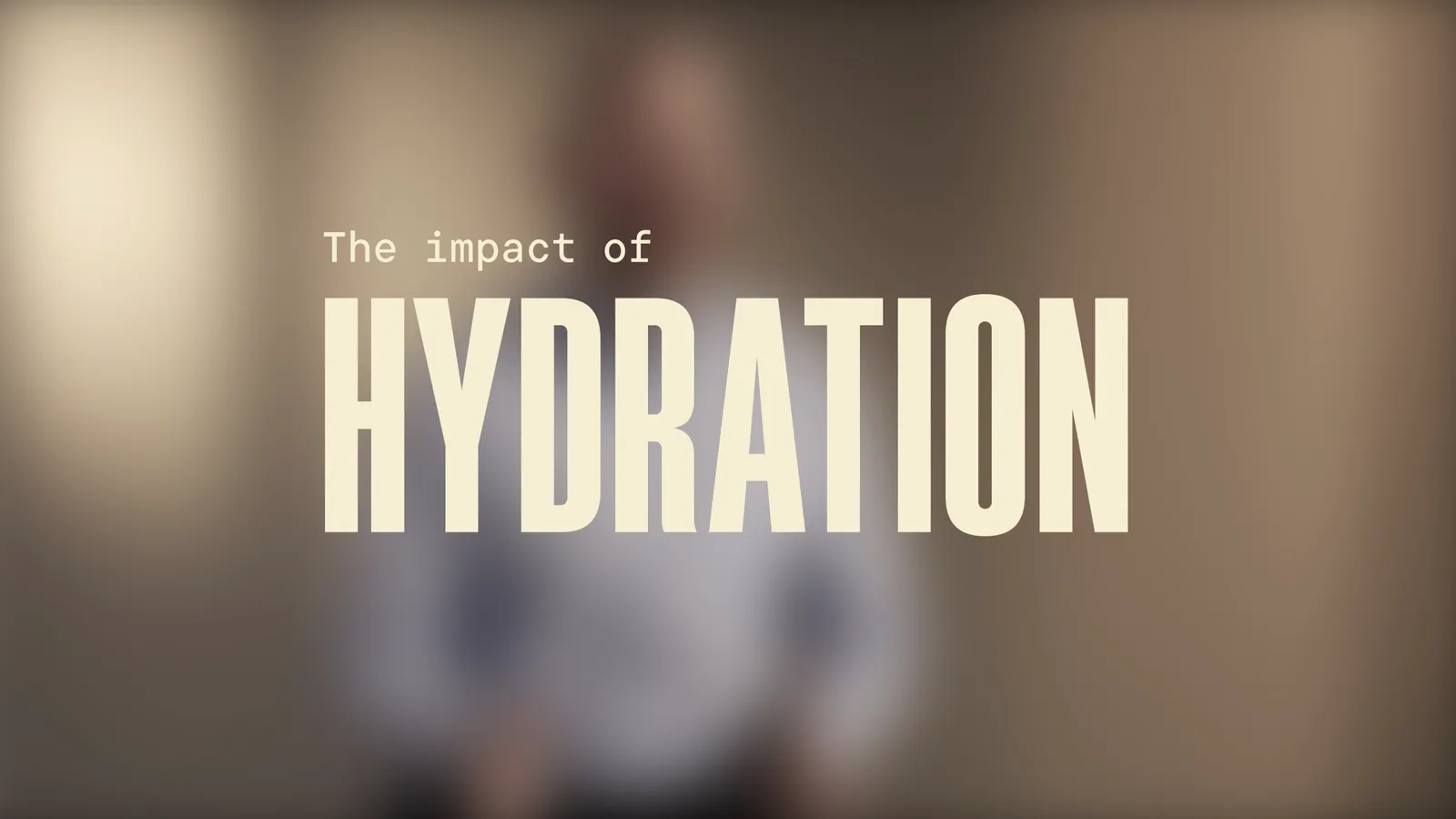 A Guide to HRV: The Impact of Hydration