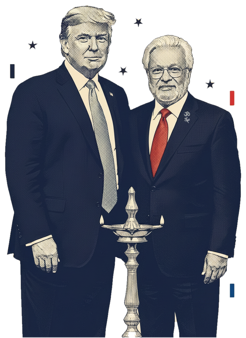 President Trump and Chairman Shalabh Kumar
