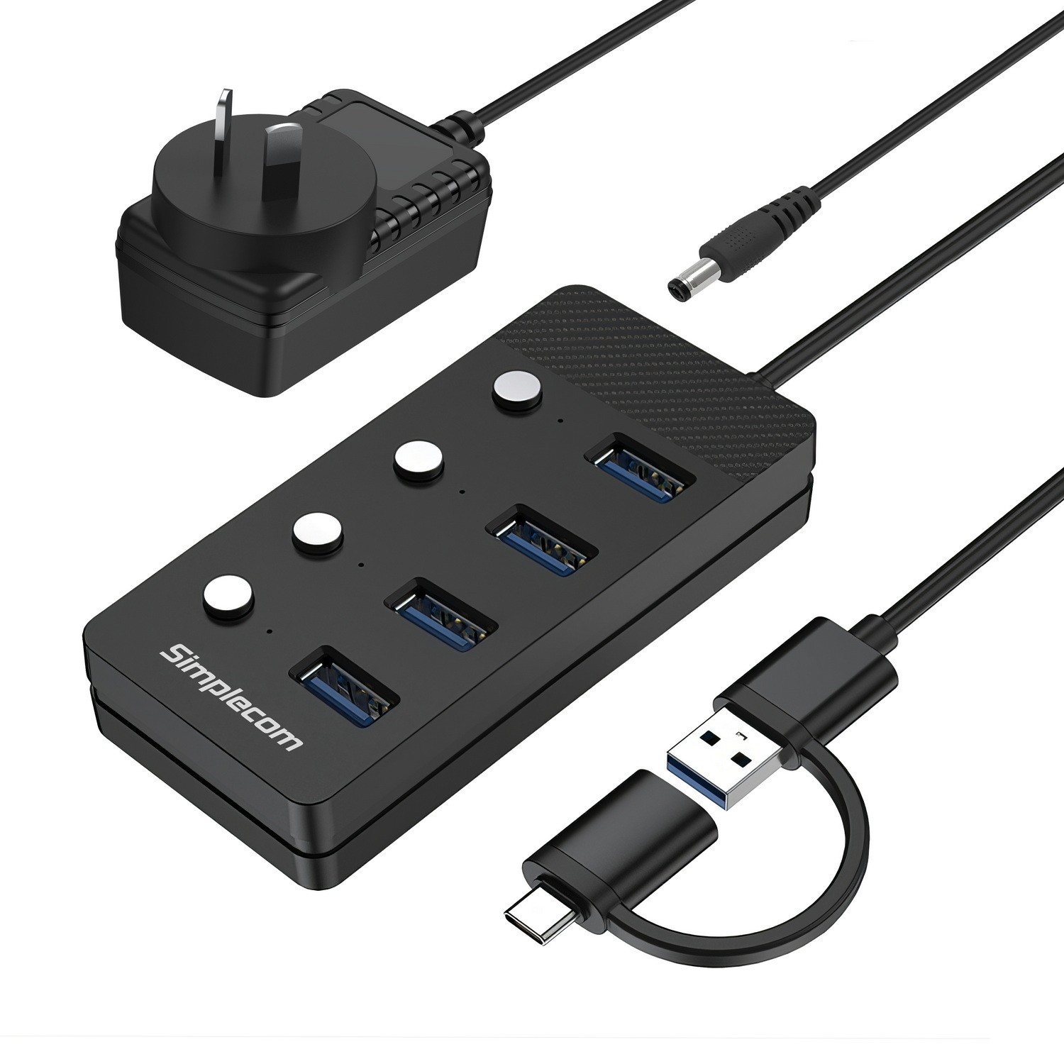 Simplecom CH345C SuperSpeed USB-A and USB-C to
