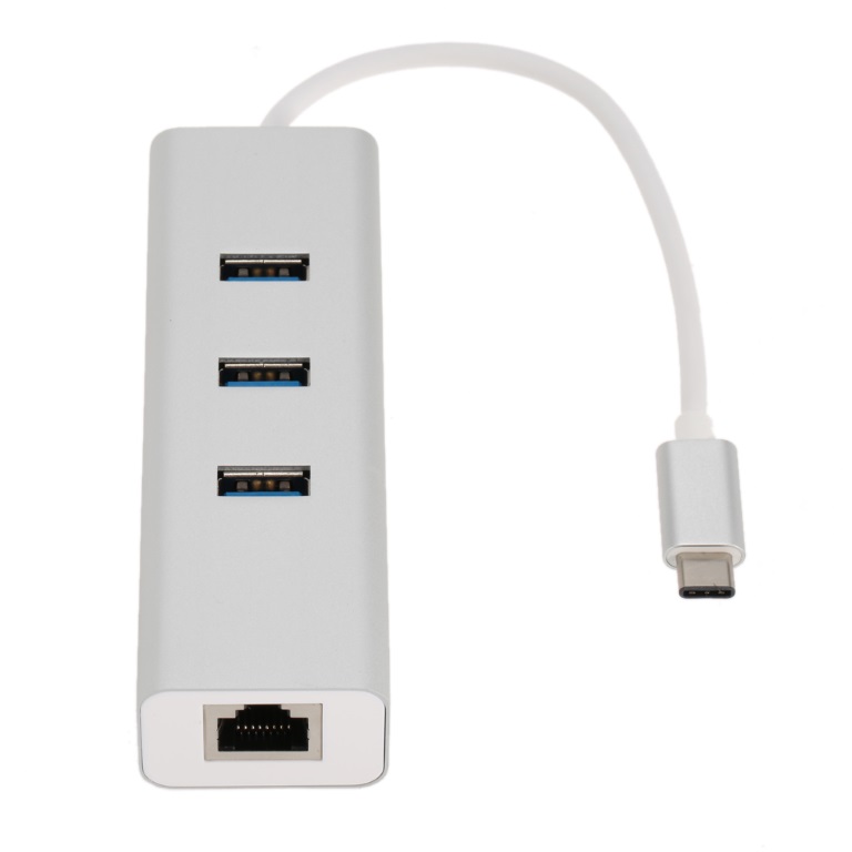 Astrotek USB-C to LAN + 3 Ports USB3.0 Hub