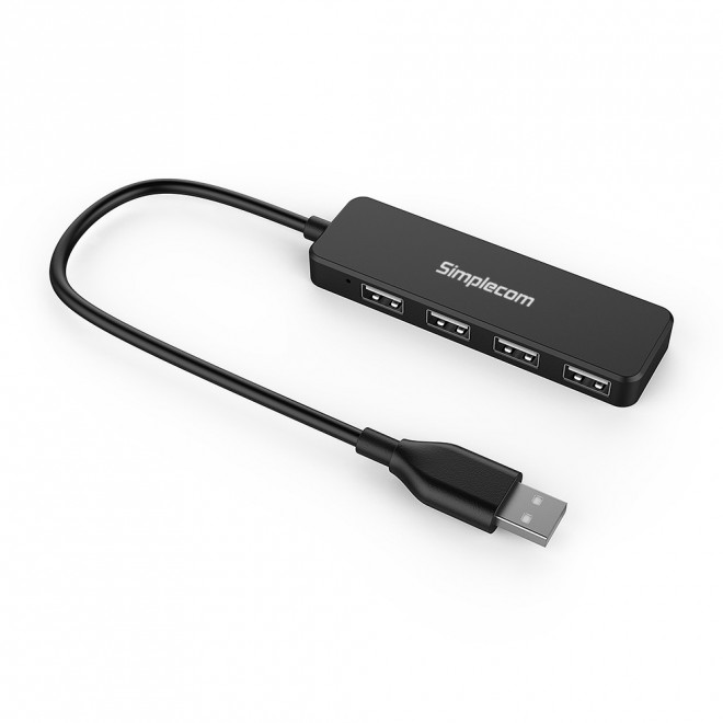Simplecom CH241 Hi-Speed 4 Port Ultra Compact USB