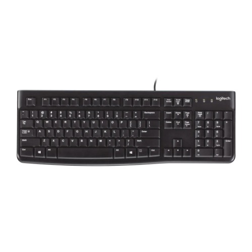 Logitech K120 Wired Keyboard Quiet typing