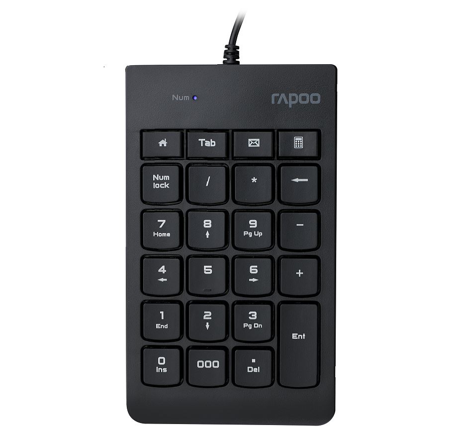 Rapoo K10 Wired Numeric NumberPad Keyboard