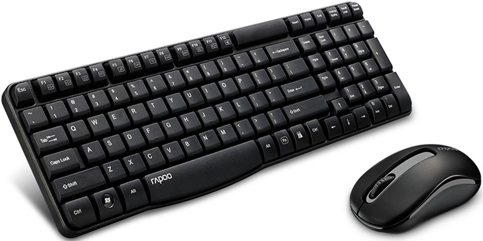 Rapoo X1800S Wireless Optical Keyboard Black