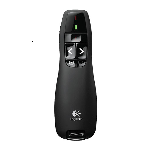 Logitech R400 Wireless Presenter, 15m Range, Red