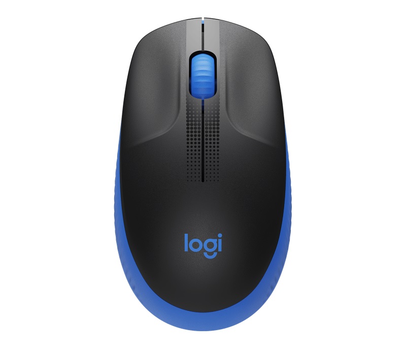 Logitech M190 Full-Size Wireless Mouse - BLUE